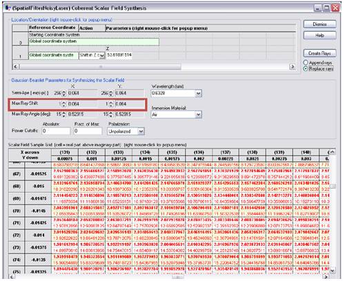 FRED一个有噪声的激光光束空间滤波的图8