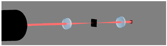 FRED一个有噪声的激光光束空间滤波的图3
