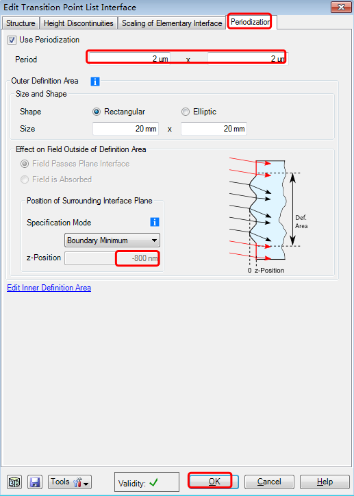 VirtualLab矩形组合光栅建模的图14