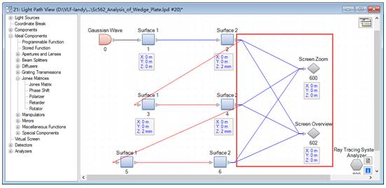 VirtualLab运用：楔形平板中多次反射的分析的图6