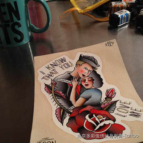 传统school纹身图案寓意与象征