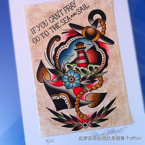 传统school纹身图案寓意与象征