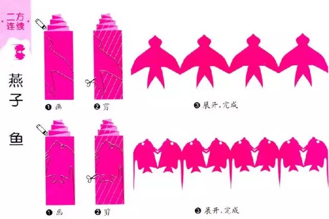 3分钟学会！100例超有趣的儿童对称剪纸，动手动脑齐配合！