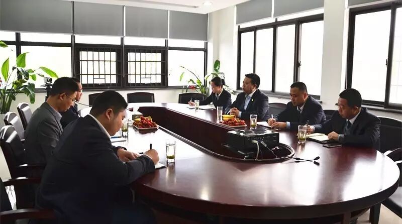 【动态】广州农商行上海业务中心张磊总经理亲临我行洽谈...