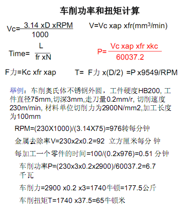 机械加工常用计算公式