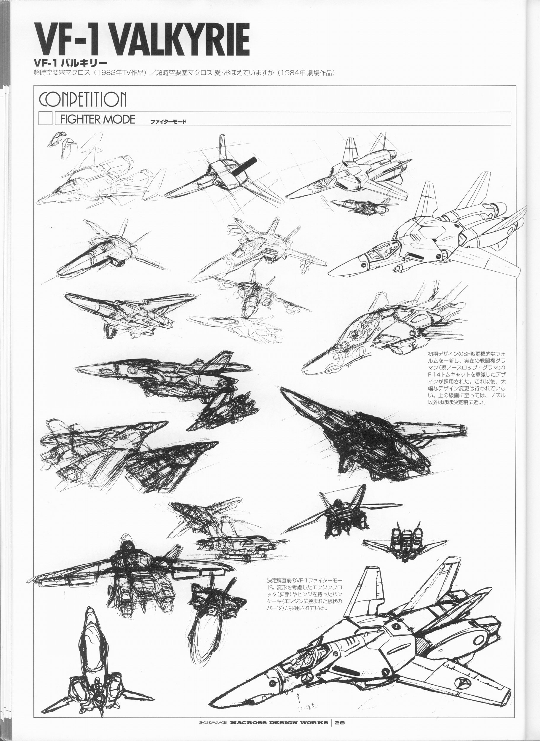 超時空要塞機械設定圖 | 河森正治的機甲世界 動漫 第18張