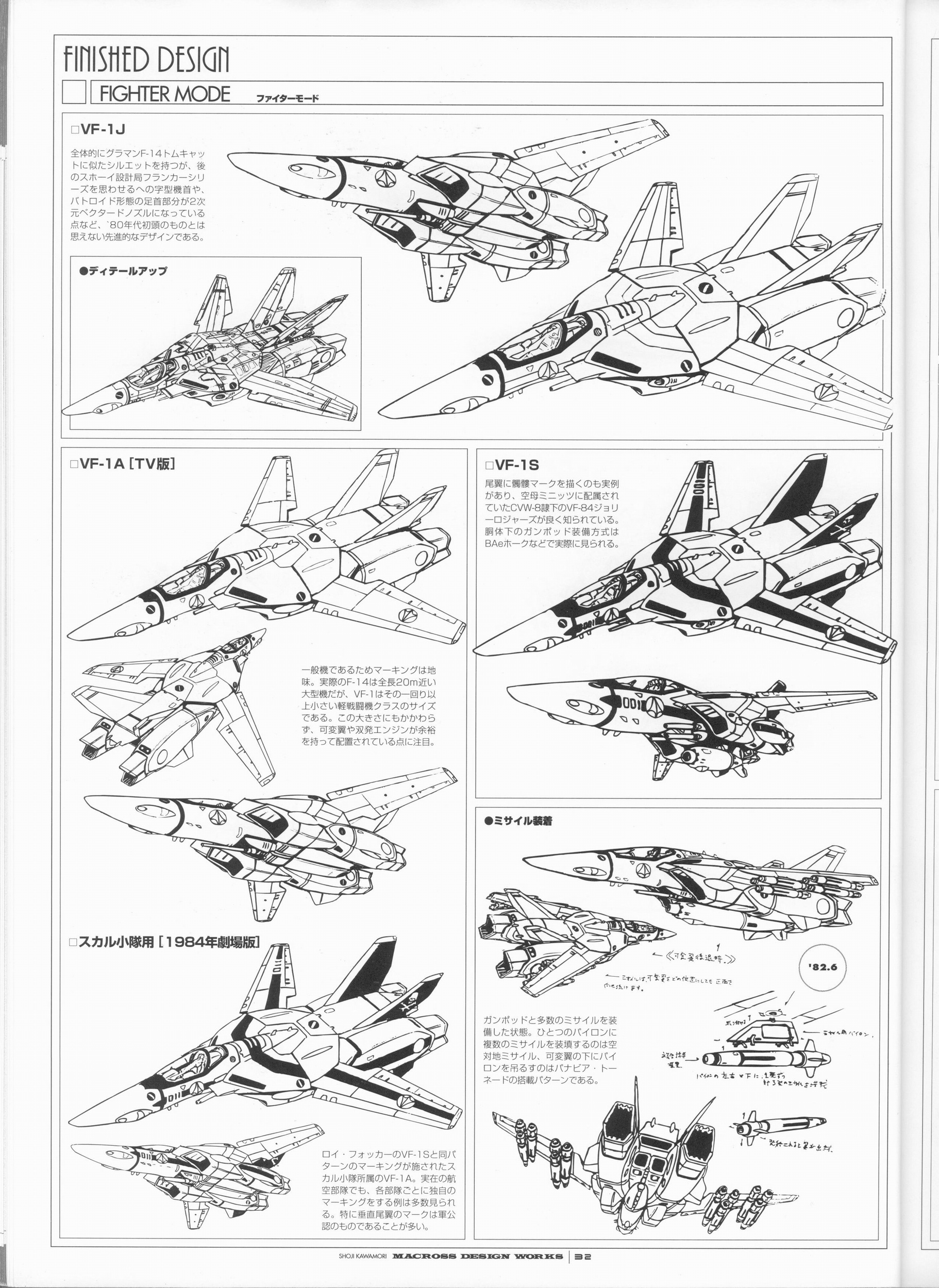 超時空要塞機械設定圖 | 河森正治的機甲世界 動漫 第22張