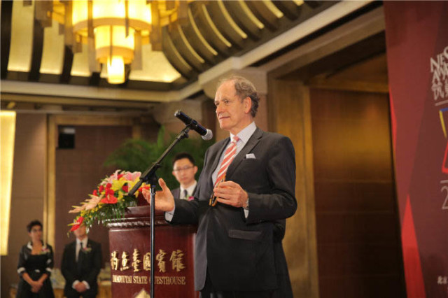 意大利驻华大使白达宁做精彩致辞