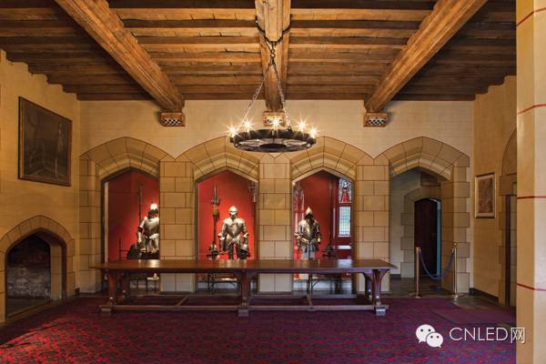室内照明：英国Cardiff Castle照明设计分析