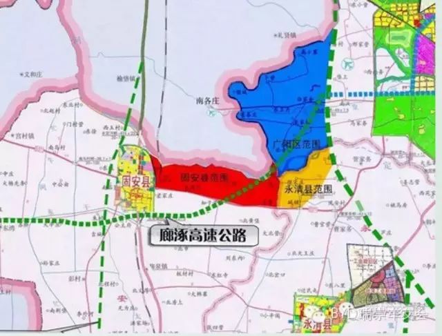 新机场临空经济区规划初稿已经出炉,廊坊广阳 安次 永清 固安的地块