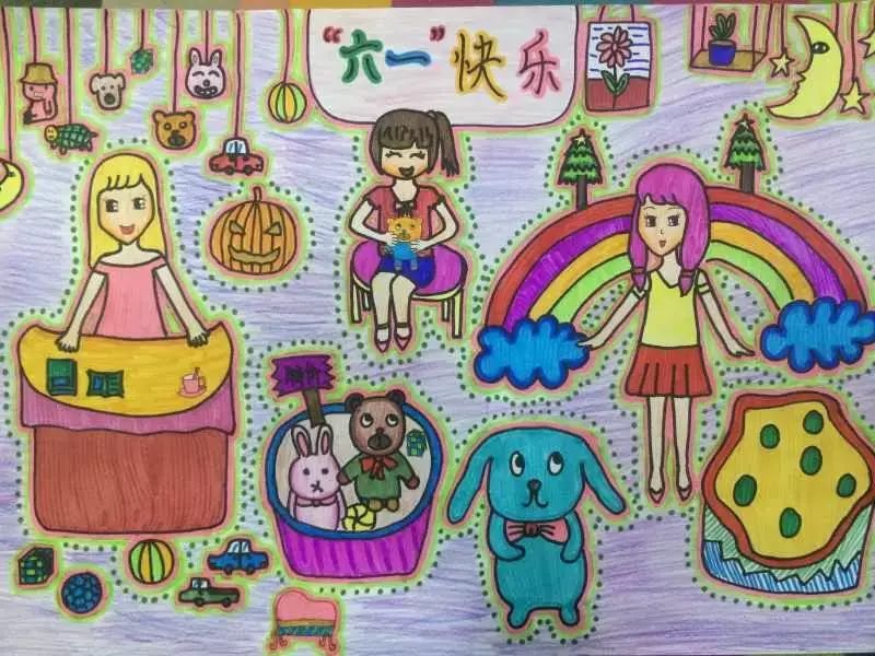 『儿童节,我和我的小伙伴』绘画比赛投票开始啦!