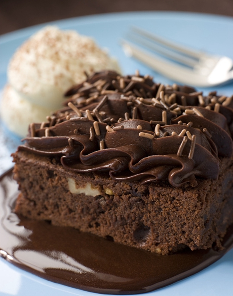 美国:布朗尼蛋糕(brownie)