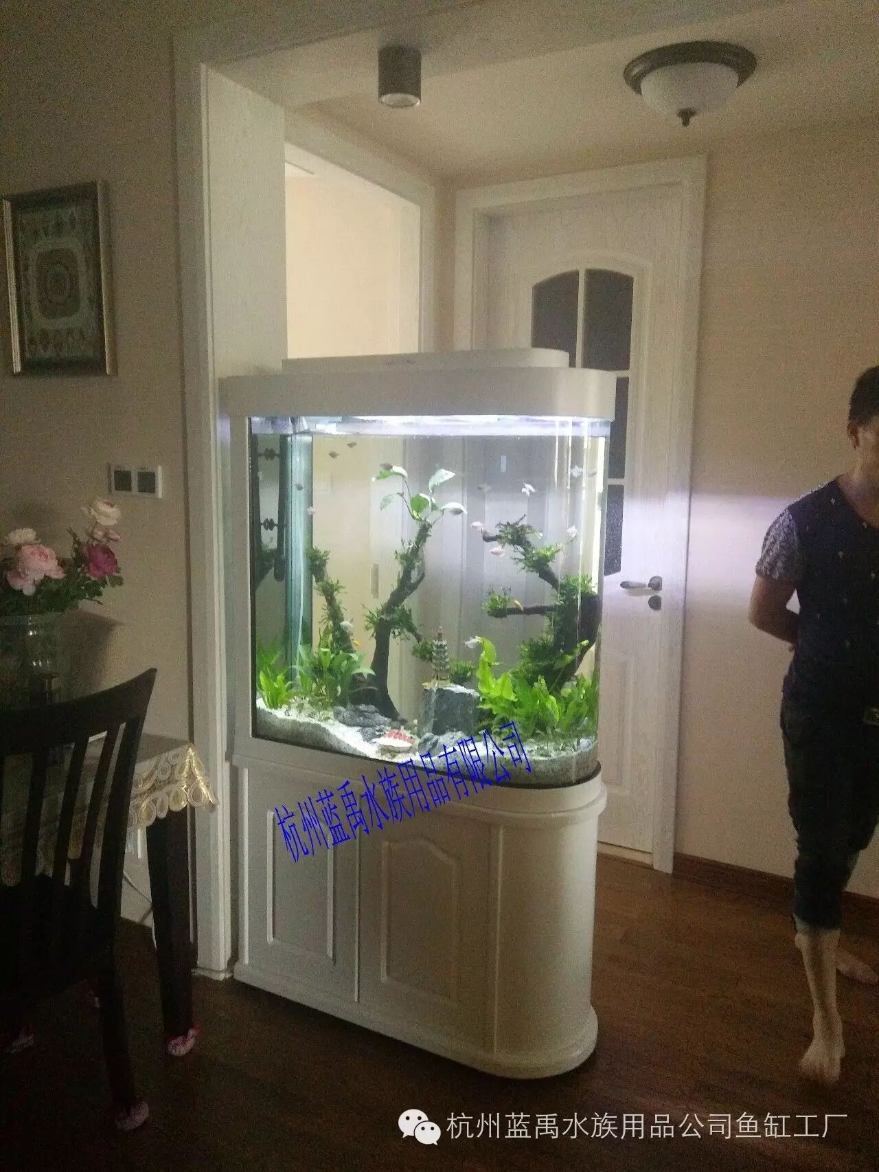 家庭装修实用型——定做鱼缸
