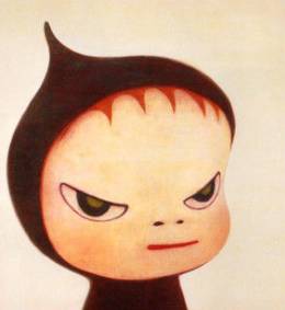 奈良美智作品展七月登陆魔都!蔡康永和黄磊都爱的大头娃...