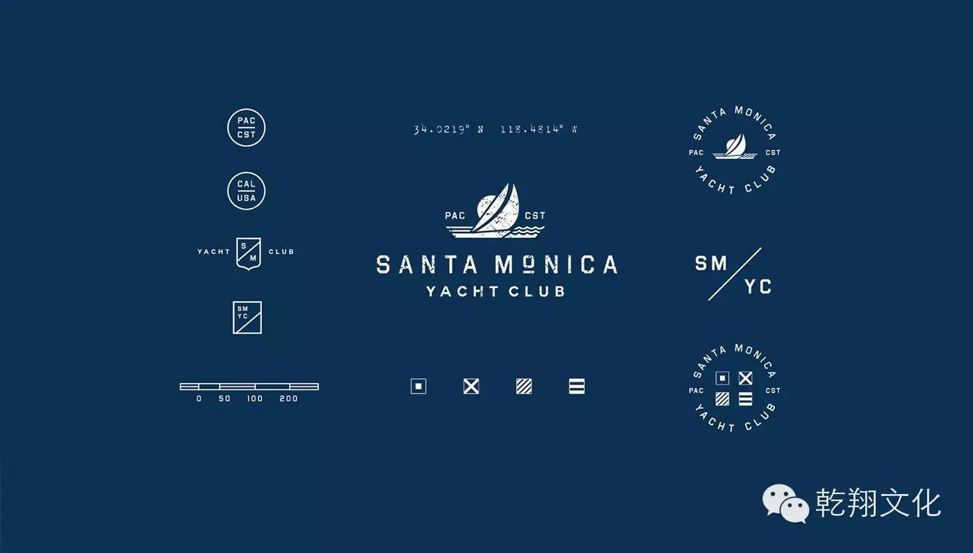 【VI设计】Santa Monica游艇俱乐部