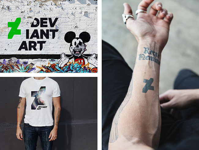 deviantart新品牌形象