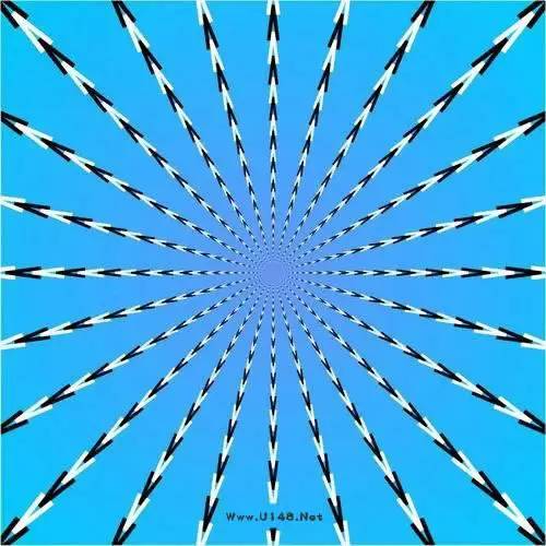 欧普艺术:"骗瞎眼"的视觉错觉_它没在动,可是它在动!