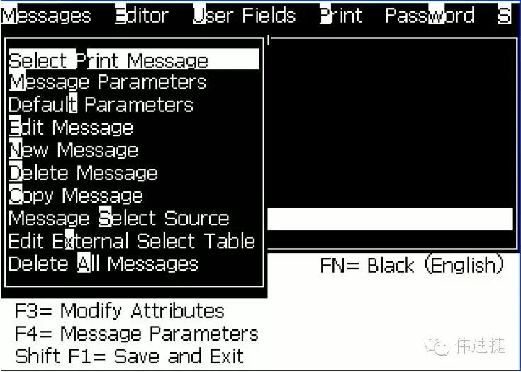 史上最全的伟迪捷1000系列喷码机操作指南