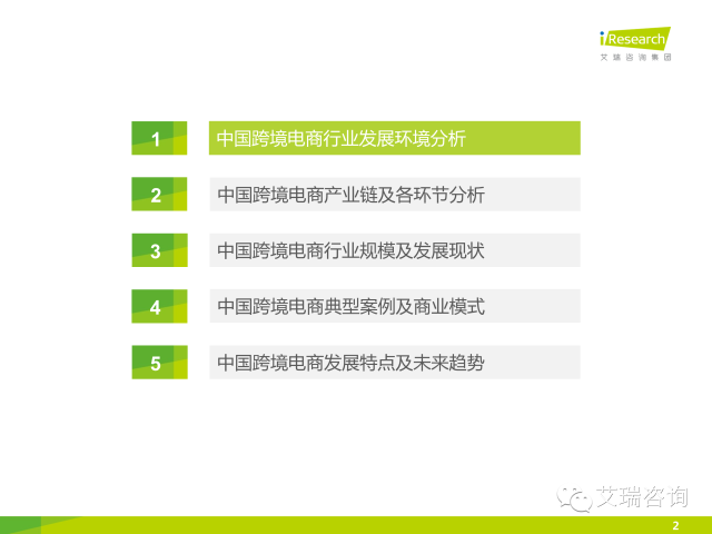 艾瑞咨询：2014年中国跨境电商行业研究