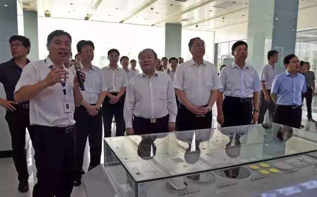 国家发改委副主任兼国家统计局局长宁吉喆率调研组莅临晶能光电参观考察