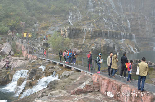 “大美河南行”海峡两岸记者团采风新乡南太行