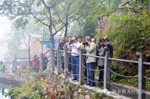 “大美河南行”海峡两岸记者团采风新乡南太行