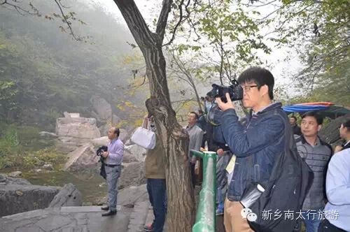 “大美河南行”海峡两岸记者团采风新乡南太行