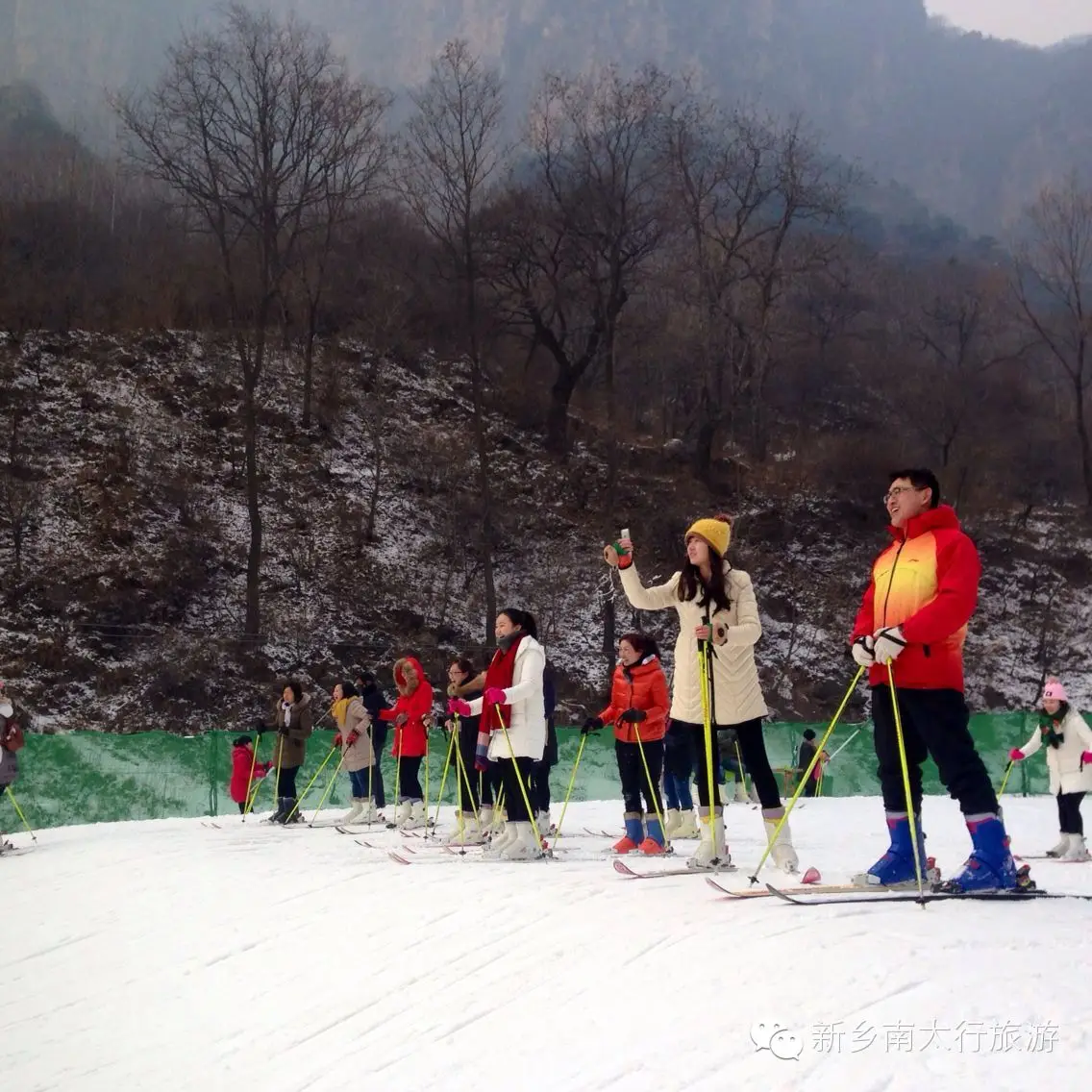 放假了，万仙山滑雪去喽！