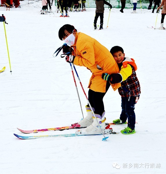 放假了，万仙山滑雪去喽！