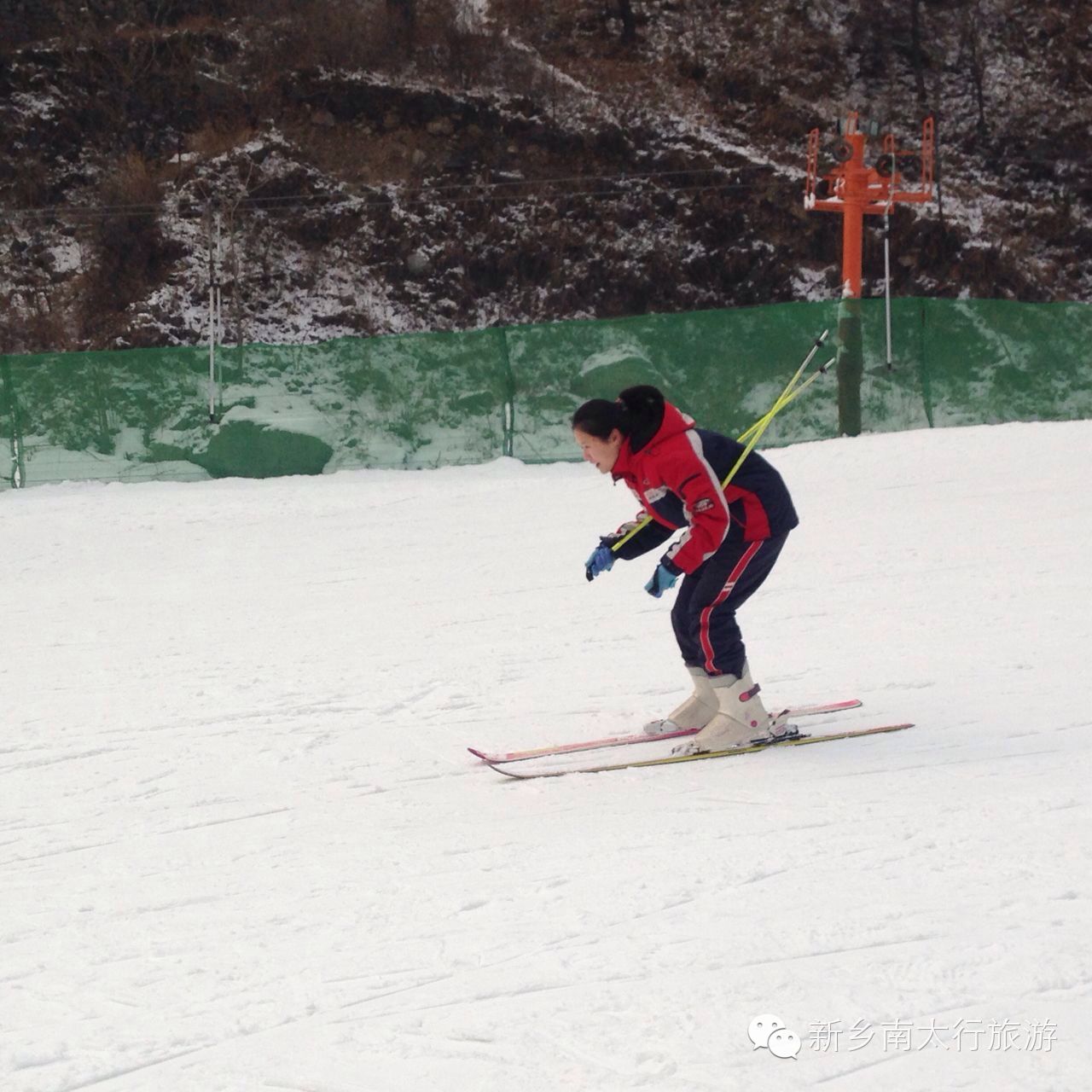 放假了，万仙山滑雪去喽！