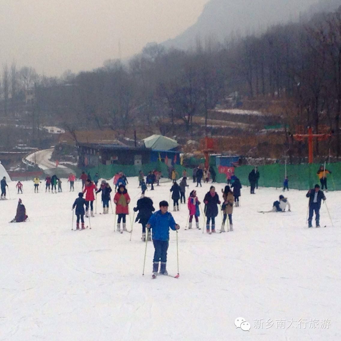 放假了，万仙山滑雪去喽！