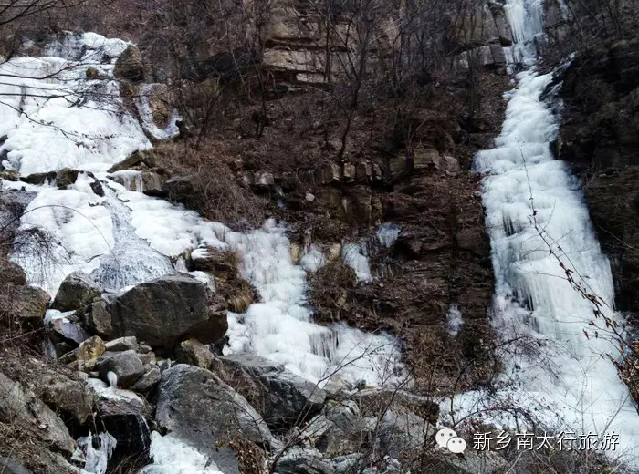 南太行又添欣赏冰挂好去处