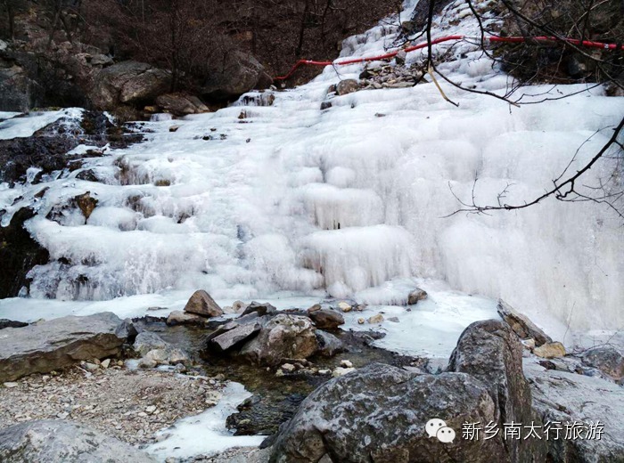 南太行又添欣赏冰挂好去处