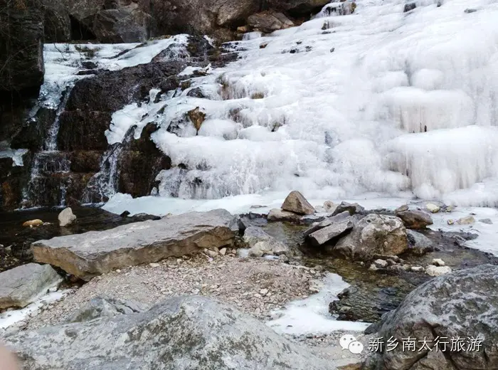 南太行又添欣赏冰挂好去处