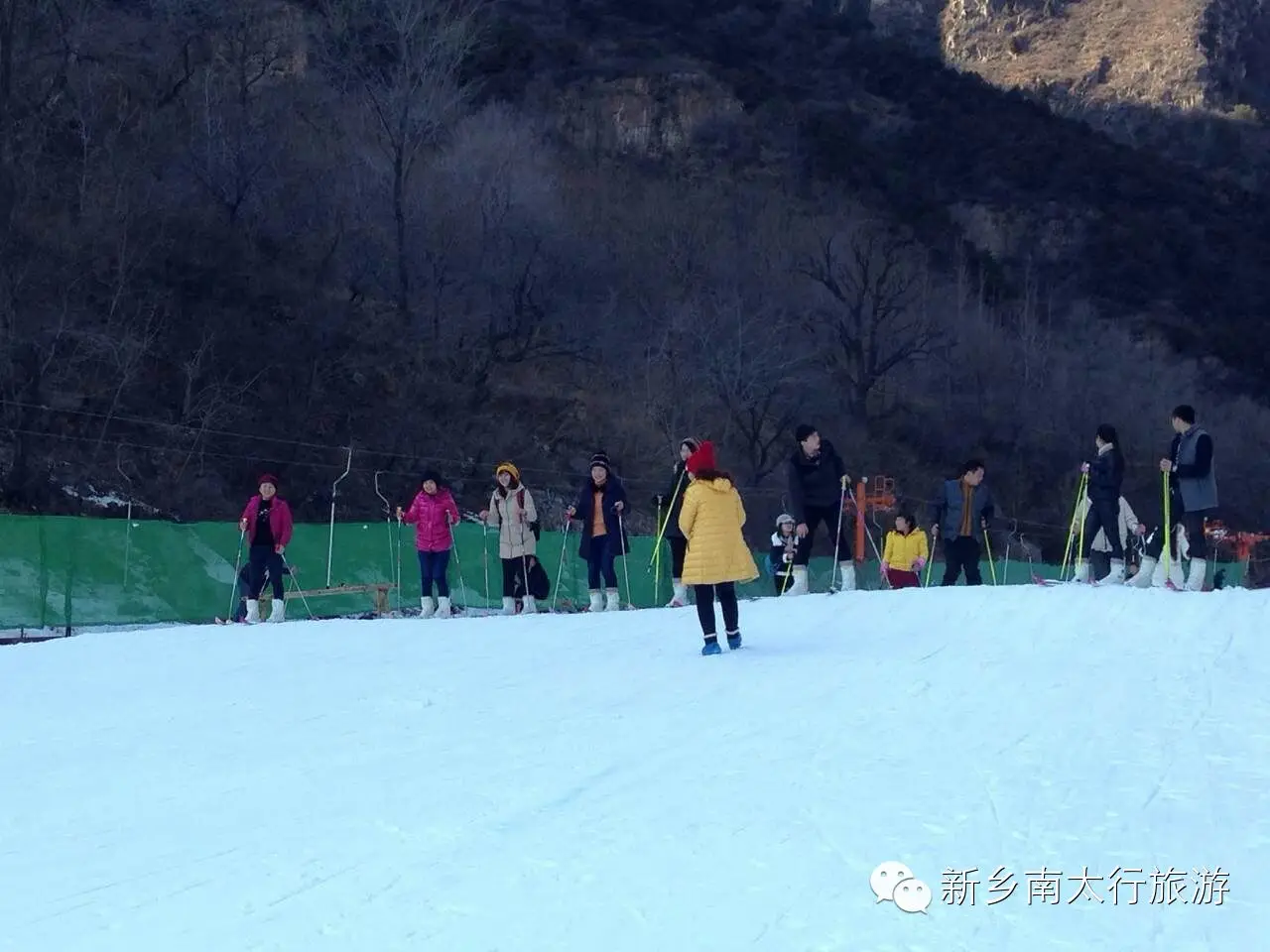 岁末年初新乡南太行迎来首批广东踩线团