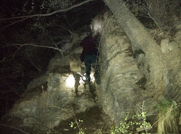 九莲山，寒冷的夜，暖暖的心！