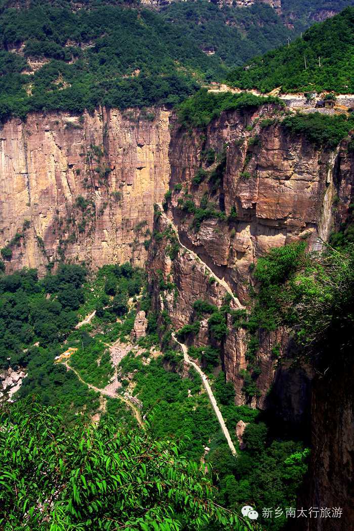 九莲山的绝壁天梯