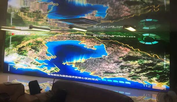 洲明打造山东省最大P1.2 LED屏项目