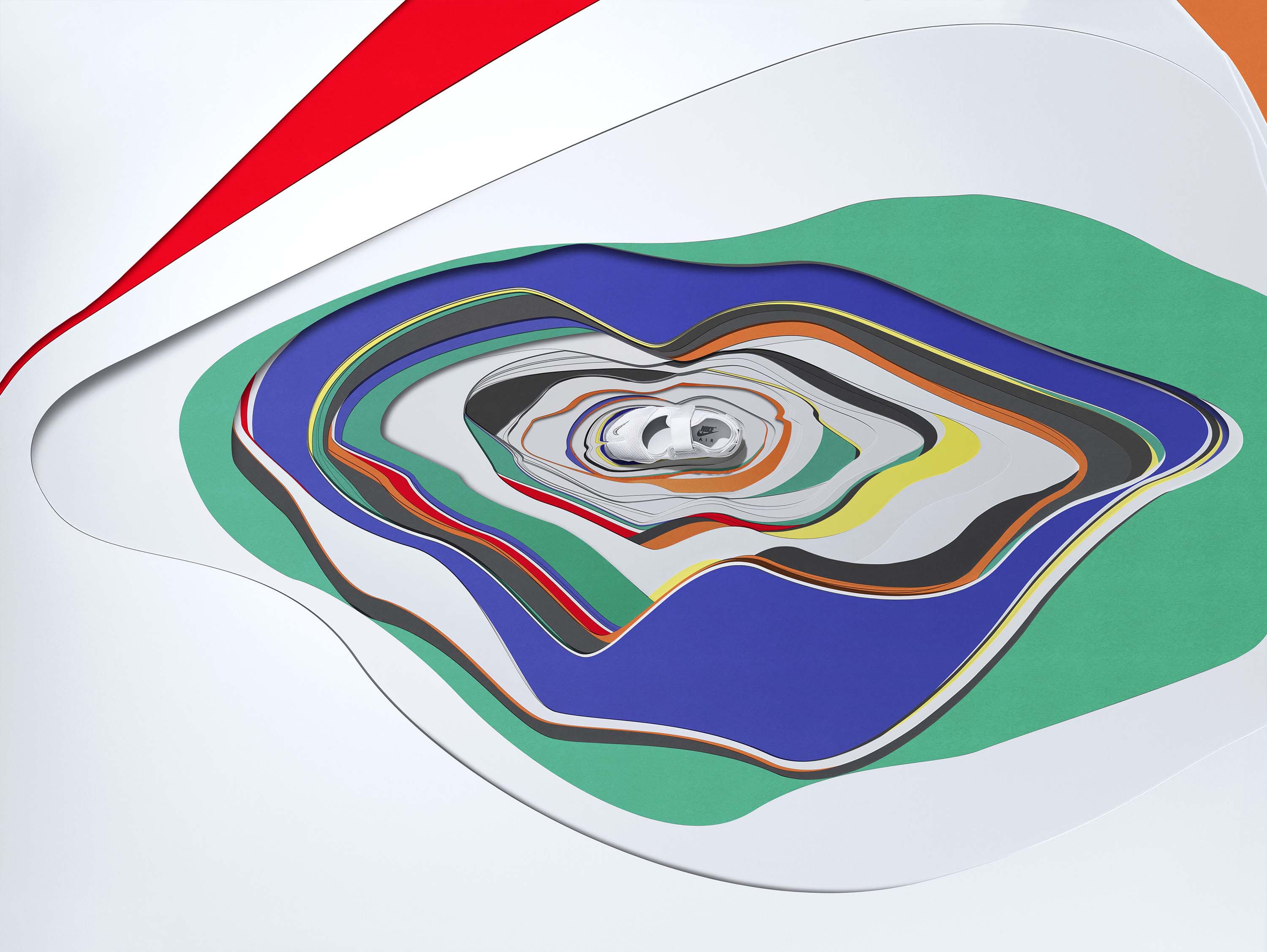 1996年,nike running系列首次涉足自然律动理念的鞋类领域,推出一款