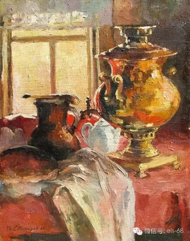 【艺术】俄罗斯画家笔下的油画静物作品