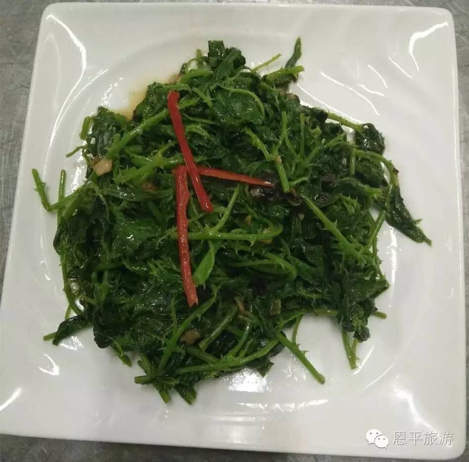【豆豉炒簕菜】