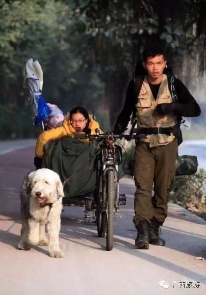 那场说走就走的幸福:广西小伙拉着轮椅携患病女友游全国299 / 作者:猫小萌 / 帖子ID:107444