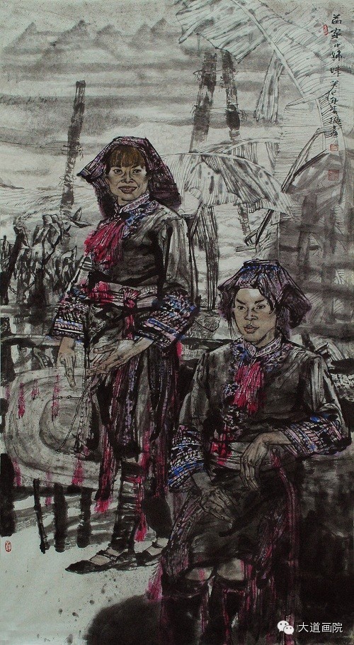 军旅画家李振画作欣赏