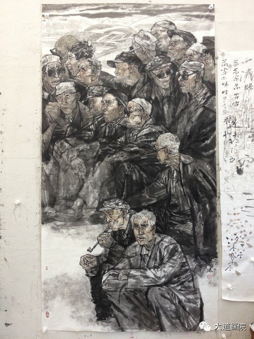 军旅画家李振画作欣赏