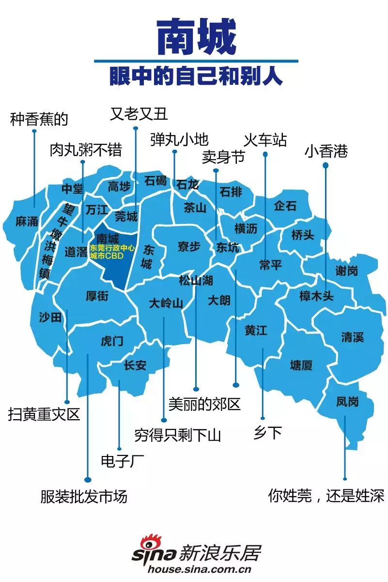 东莞32个镇街眼中的自己以及别人,笑死了!千万别生气哦……长安亮了!