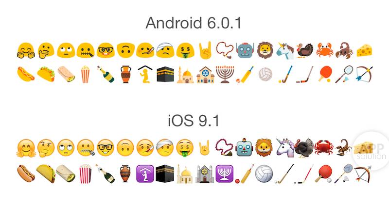 0 棉花糖中,已经完全兼容了 ios 新版本的 emoji 表情符,即 unicode 8