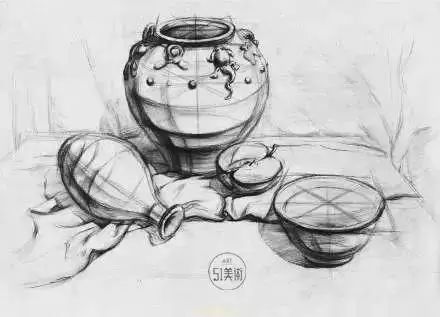 6条教你默画结构素描静物