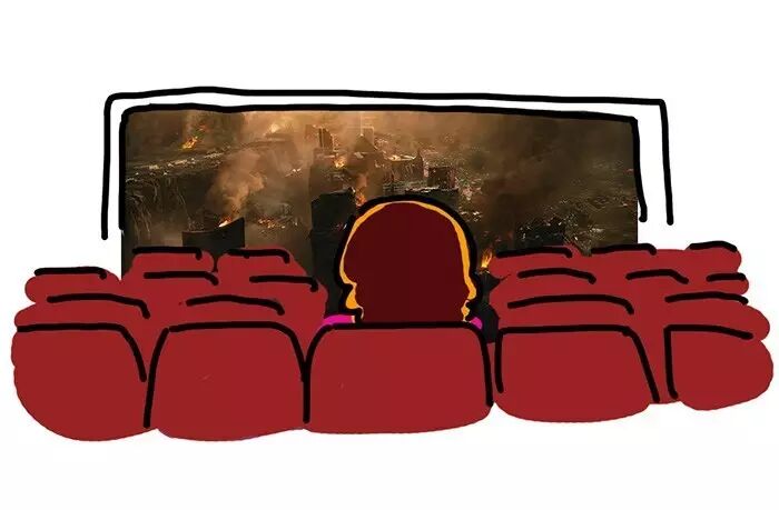 好想孤独的看电影