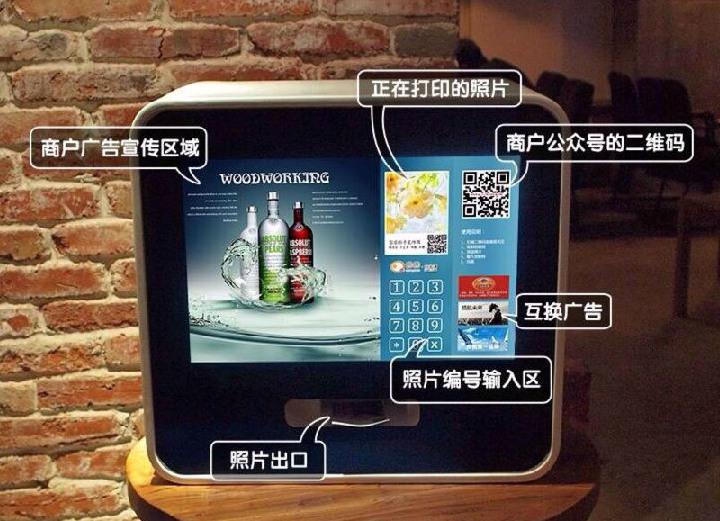 現(xiàn)場找到“圈圈自來印”掃碼，發(fā)送照片打印即送嘉士伯生啤。