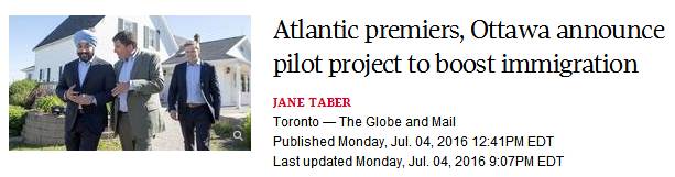 加拿大联邦政府宣布：大幅增加大西洋四省移民配额，料将被中国人疯抢！
